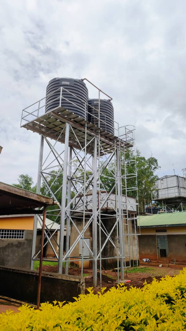 Elevated water storage tower, Gulu Uganda