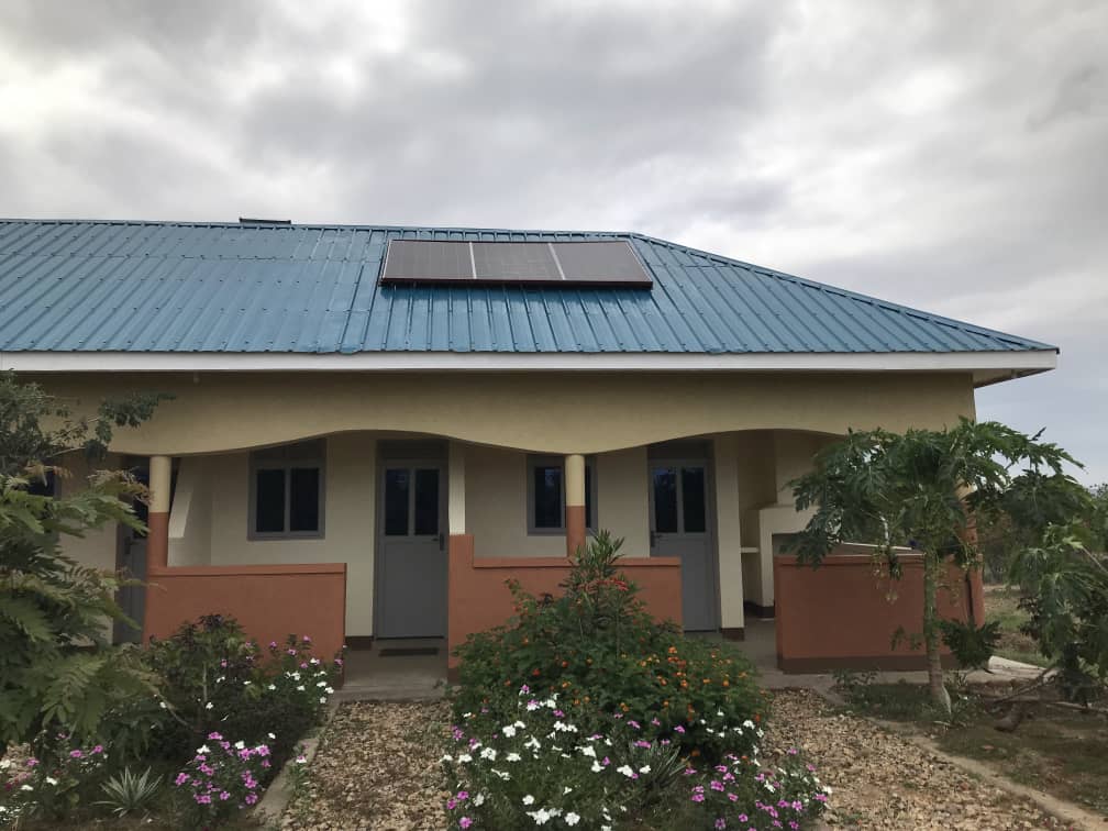 Home with rooftop solar system Uganda