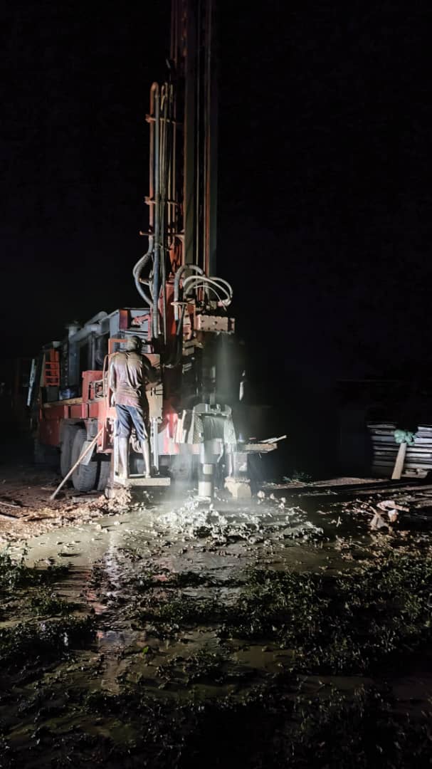 Borehole drilling rig Uganda